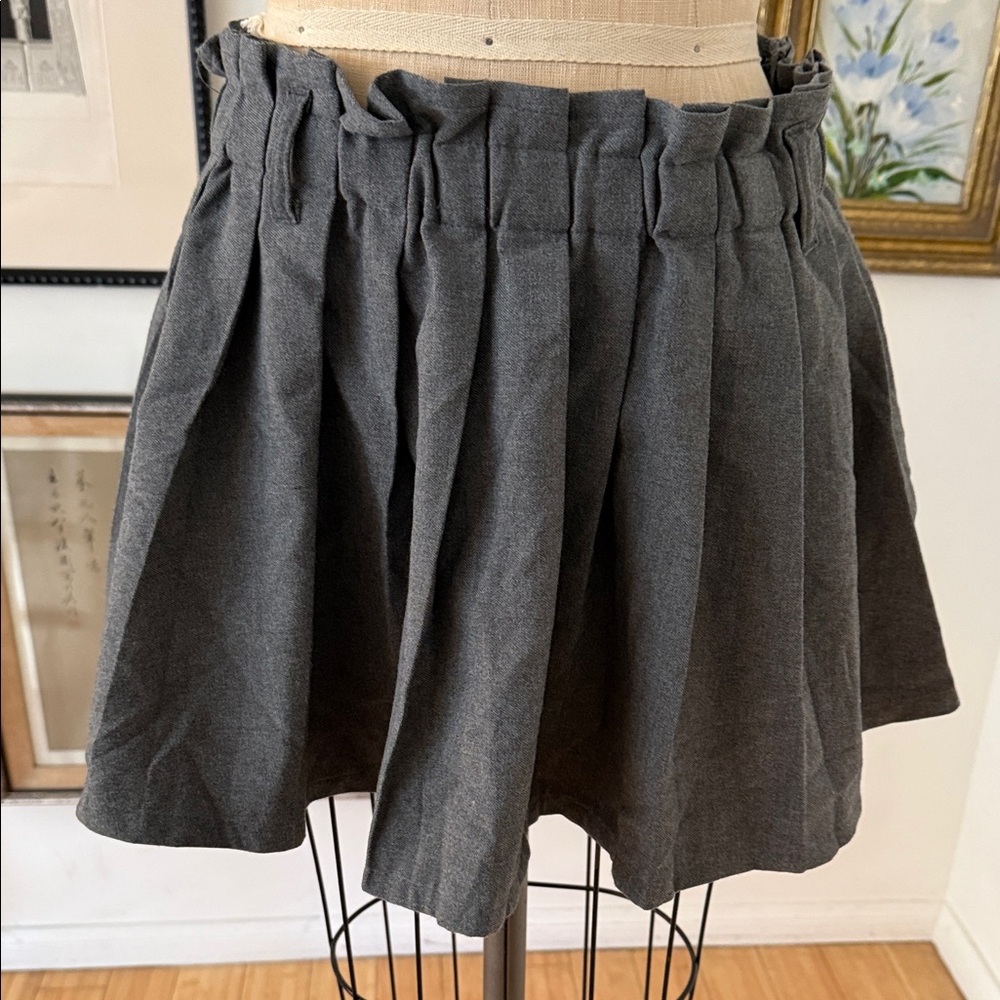 H&M Gray Skater Skirt